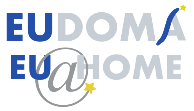 Logo EU doma – Zbliževanje EU in mladih (EU@home)
